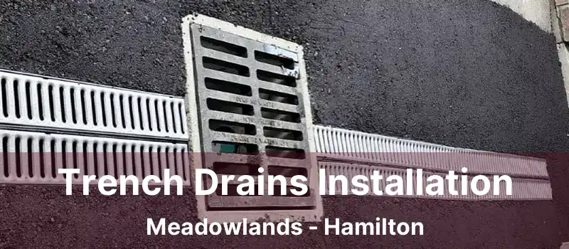  Trench Drains Installation Meadowlands - Hamilton